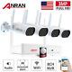ANRAN Security Camera System Home 2K 8CH NVR Audio Outdoor 1TB Hard Drive WiFi