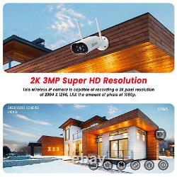 ANRAN Security Camera System Set 12 Monitor NVR Floodlight Smart Security Cam