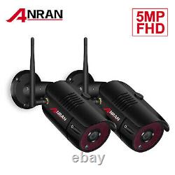 ANRAN Security Camera System Wireless Outdoor 5MP 1TB Hard Drive Home Audio WiFi