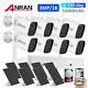 ANRAN Solar Battery Powered Security Camera System Wireless Audio Wifi Outdoor