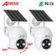 ANRAN Solar Battery Security Camera System WIFI Wireless 2-way Audio Outdoor IP