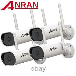 ANRAN Wireless 1296P WIFI Camera Outdoor CCTV Smart Home Security IR Bullet Cam