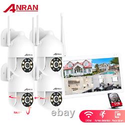 ANRAN Wireless Security Camera System 10 Monitor 8CH NVR Outdoor Home 1296P Cam