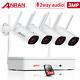 ANRAN Wireless Security Camera System Home WiFi Outdoor 3MP CCTV 2Way Audio 1TB