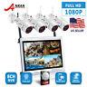 ANRAN Wireless Security Camera System Outdoor Home 4CH 8CH 7''/12'' LCD WiFi NVR