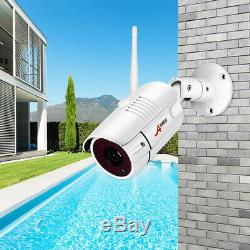 ANRAN Wireless Security Camera System Outdoor Home 4CH 8CH 7''/12'' LCD WiFi NVR