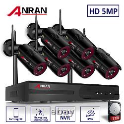 ANRAN Wireless Security Camera System Outdoor Home WiFi Cam Night Vision 5MP 8CH