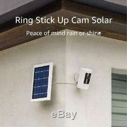 All-new Ring Stick Up Cam Solar HD security camera with two-way talk, Works with