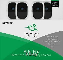 Arlo VMS4430P-100NAR Pro2 1080p 4Cam Security System with2-Way Audio Refurbished