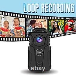 Body Camera Body Worn Security Cam 1080P Video Recorder Wearable Portable Cam