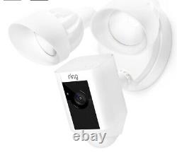 Brand New Factory Sealed Ring Floodlight Security Cam Camera White