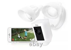 Brand New Factory Sealed Ring Floodlight Security Cam Camera White