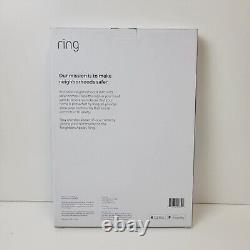 Brand New Ring Spotlight Cam Battery Powered Security Camera (White) & Yard Sign
