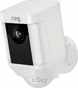 Brand New Ring Spotlight Cam Outdoor Battery-Powered Security Camera White