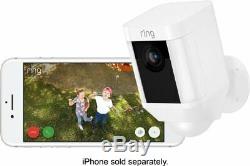 Brand New Ring Spotlight Cam Outdoor Battery-Powered Security Camera White