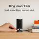 Camera Ring Security Indoor Cam Hd 1080p White Plug-In Alexa Compatible