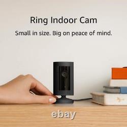 Camera Ring Security Indoor Cam Hd 1080p White Plug-In Alexa Compatible