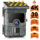 Campark 4K WiFi Security Hunting Camera 30MP Wildlife Trail Cam NightVision IP66