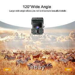 Campark 4K WiFi Security Hunting Camera 30MP Wildlife Trail Cam NightVision IP66