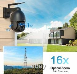 Ctronics 5MP Outdoor WiFi Security Camera 16X Optical Zoom, ptz Surveillance Cam