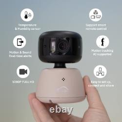 EGLOO Cam S4 1080P Wi-Fi Smart Home Security Camera with Temperature Humidity Mo