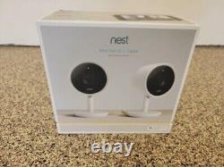 EXCELLENT NEST Cam IQ Indoor Smart Security Camera (2-Pack) Model NC3200US