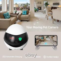Enabot Pet Camera Home Security Camera, movable Indoor Wifi Cam, 2 Way