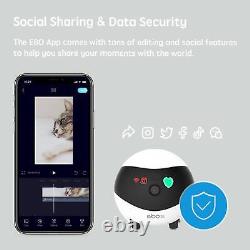 Enabot Pet Camera Home Security Camera, movable Indoor Wifi Cam, 2 Way