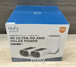 Eufy S330 eufyCam 3 2-Cam Kit 4K Security Camera Outdoor Wireless With Solar Panel