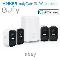 Eufy Security Smart Wireless System eufyCam 2C 1080P Battery Camera withAlexa IP67