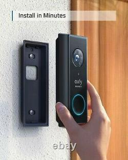 Eufy eufyCam 2C Pro Wi-Fi Wireless Security Camera 2-cam Kit 2K video Doorbell