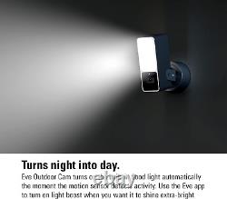 Eve Outdoor Cam â Secure floodlight Camera, Maximum Security & Privacy HomeKit