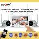 EverGrow Wireless Security Camera System with 7 Touchscreen Monitor and 2pcs