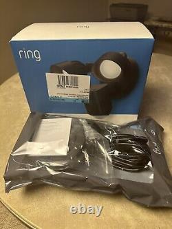 Free Plug In Mount Included! RING Floodlight Cam Plus Security Camera Black