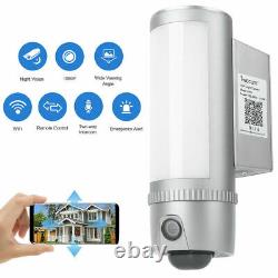 Freecam 1080P WiFi IP Camera LED Wall Light Security CCTV Outdoor Cam Waterproof