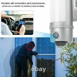 Freecam 1080P WiFi IP Camera LED Wall Light Security CCTV Outdoor Cam Waterproof