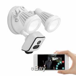 Freecam Smart Floodlight Camera WIFI 1080P Security Cam Motion Senor PIR Alarm