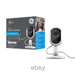 GE Cync Plug-In Wired Smart Indoor Stick up Cam Security Camera