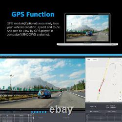GPS Dual Dash Camera 64GB GPS BEST WIFI Wireless Car Taxi Security Cam Truck US