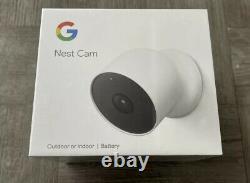 Google G3AL9 Indoor/Outdoor Nest Cam Battery Security Camera 1080p 2MP White NIB