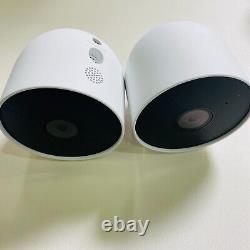 Google GA01894-US Nest Cam Indoor/Outdoor Security Camera ONLY (Pack of 2)