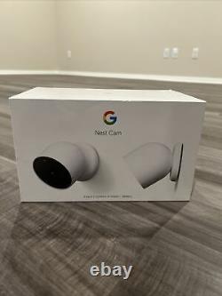 Google GA01894-US Nest Cam Indoor/Outdoor Security Camera White, Pack of 2