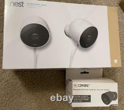 Google NC2400ES Nest Cam Outdoor Security Camera (WIRED) 2 Pack