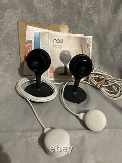 Google Nest A0005 Cam Indoor Security Camera Black 2 PACK