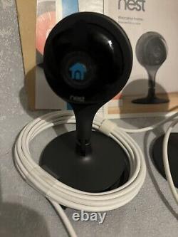 Google Nest A0005 Cam Indoor Security Camera Black 2 PACK