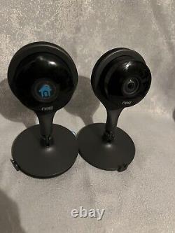 Google Nest A0005 Cam Indoor Security Camera Black 2 PACK