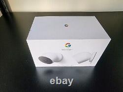 Google Nest Cam 2 Pack (SnowithWhite) New in Open Box UPC 0193575008332 NR