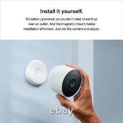 Google Nest Cam (Battery) Indoor & Outdoor Wireless Smart Home Security Camera