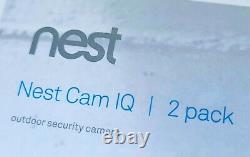 Google Nest Cam IQ Outdoor Security Camera (2-Pack) NC4200US