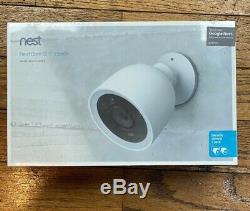 Google Nest Cam IQ Outdoor Security Camera 2 Pack White NC4200US New Sealed